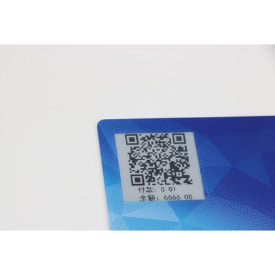 Карты Rfid дисплея кода QR отпечаток пальцев 13.56mHz биометрической безконтактный подлежащий уплате