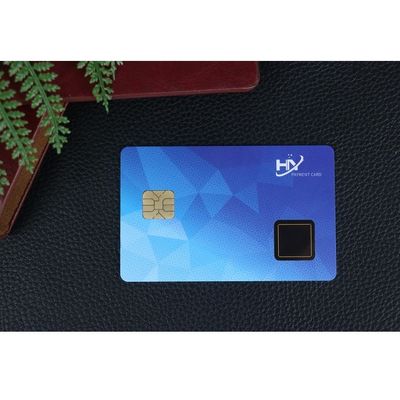 Удостоверение подлинности смарт-карт IDEX отпечатка пальцев обломока контакта 7816 двухстороннее