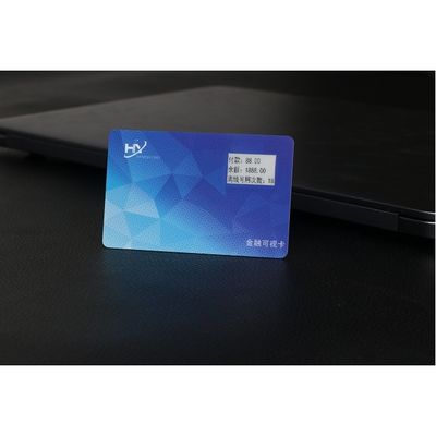 Карта обломока карты 13.56mHz RFID карты экрана 7816 чернил пассивная визуальная