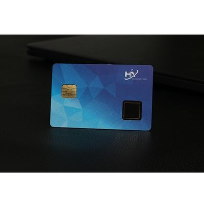 Процесс давления карты 128K отпечатка пальцев пластиковый RFID Contactness холодный