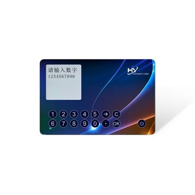 всасывание кнопок цифров экрана смарт-карты 1,54 толщины OTP 1.4mm» магнитное